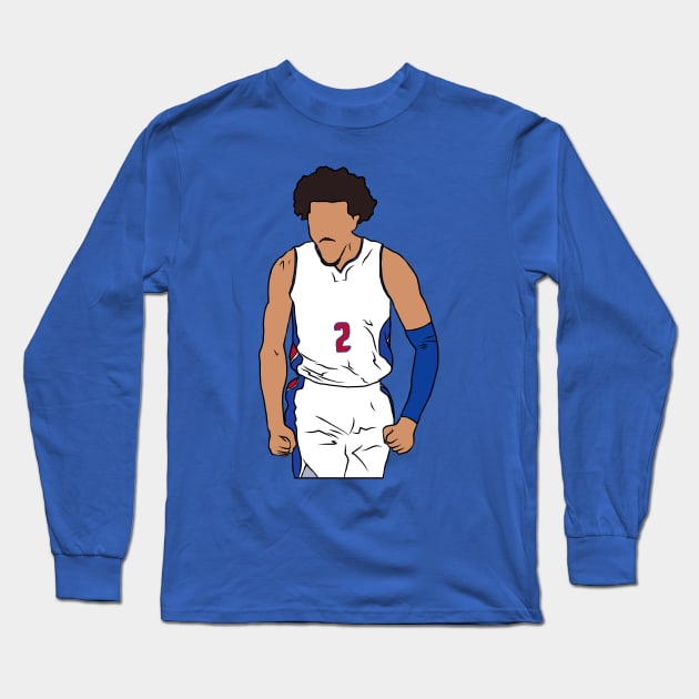 Cade Cunningham Celebration Long Sleeve T-Shirt by rattraptees